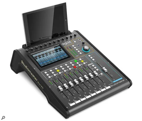Studiomaster digilive 16ch digitalna mikseta i iPad za kontrolu