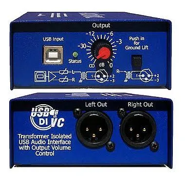 ARX USB DI VC audibox audio play kartica s kontrolom volumena