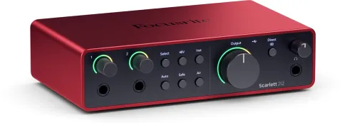 Focusrite Scarlett 2i2 4th Generation 2-Channel USB 2.0 Audio Interface