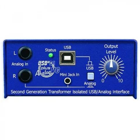 ARX USB DI PLUS VC, 2xXLR, USB and minijack 3,5mm direkt box play kartica s kontrolom volumena