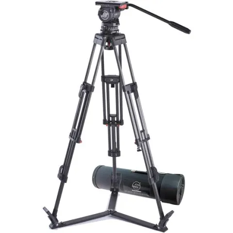 Sachtler DV8 /100 camera tripod with fiber legs and spider